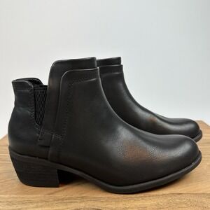 New‎ Womens BOC Born Grover Black Ankle Booties Boots Size 6 M